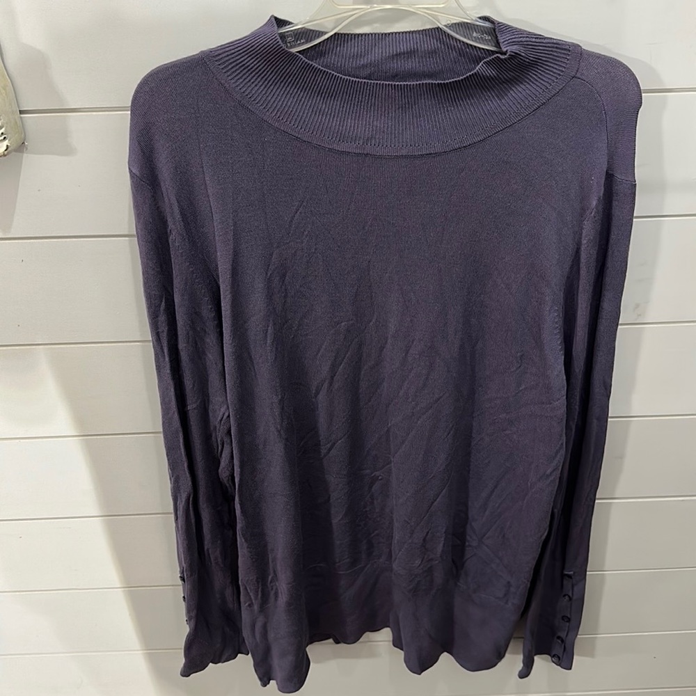 Lavender plus sized sweater